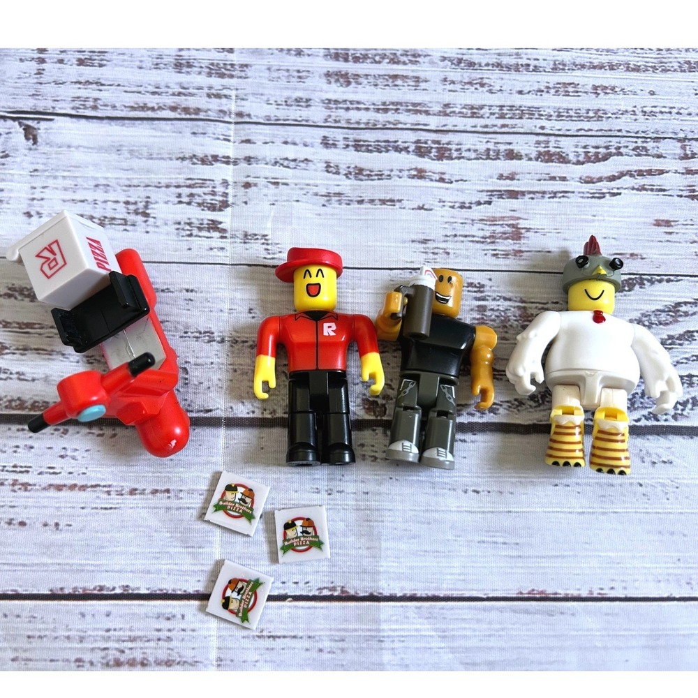 Roblox Work at Pizza Place Series 1 Scooter Delivery Moped Chicken Series 3